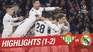 Highlights Real Betis vs Real Madrid 12 [upl. by Nerok]