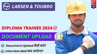 LampT Diploma Trainee 2024। Document Upload amp Interview Mail। LampT DET 2024। Electrical department [upl. by Thorner321]