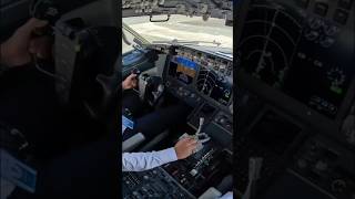 Pilot Announcement Before Landing✈😍  Landing Cockpit View pilot aviation airplanelanding shorts [upl. by Aissilem]