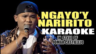 NGAYOY NARIRITO KARAOKE IN STYLE OF JOMAR CASTILLEJO CONTEST PIECE contest karaoke minusone opm [upl. by Reece735]