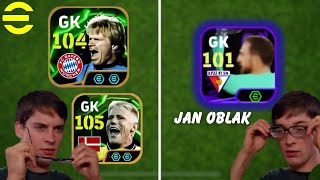 🔵 101 Rated  Jan Oblak Best Potw Boosted Keeper  Efootball 25 [upl. by Nyroc]