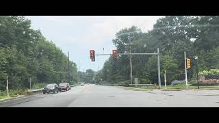 Driving In Manalapan New Jersey Leaving Englishtown Flee Market [upl. by Einnhoj424]