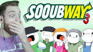 THATS SUPER ILLEGAL Reacting to quotSooubway Part 3quot by The Odd1sOut [upl. by Dev978]