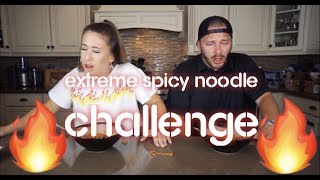 CHALLENGE EXTREME Spicy Noodle Challenge [upl. by Carpenter772]