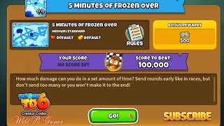 Frozen Over Race Quest Update 45  BTD6  WILD PC GAMER [upl. by Nehcterg]