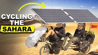 Hardest Sahara Crossing on Solarbikes 7500km Solarbikerace EP02 [upl. by Aynotel245]