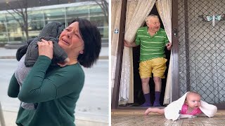 Grandparents Meet Grandchild for the First Time Emotional Surprises 😭😭😭 [upl. by Maxima]