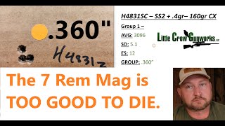 7mm Showdown  Part 11  7mm Rem Mag Follow Up Load Development Testing  Little Crow Gunworks [upl. by Aznola]