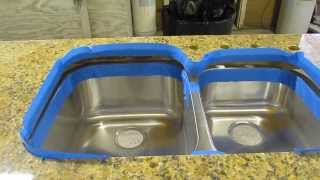 How To Install An Undermount Sink To A Granite Countertop [upl. by Adnarim]