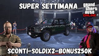 Aggiornamento settimanale Gta online Super settimana dei colpi💰💰 [upl. by Neomah]