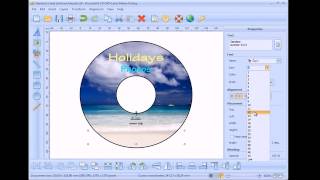 How to make a CD Label [upl. by Ahsratal473]