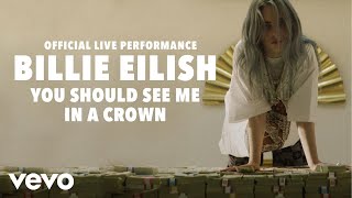 Billie Eilish  you should see me in a crown Official Live Performance  Vevo LIFT [upl. by Lsil]