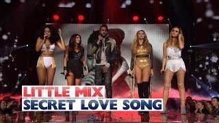 Little Mix Ft Jason Derulo  Secret Love Song Live at The Jingle Bell Ball 2015 [upl. by Hendrick580]