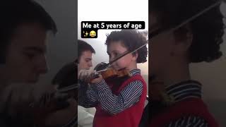 Me at 5 playing rieding violin concerto ✨😅 violin cute baby fyp classicalmusic [upl. by Clarinda]