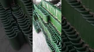 Green Colour Roof Tile Khaprail Tiles Manufacturing Glazed Tiles [upl. by Lorelie]