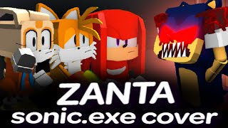 Zanta but Sonicexe characters sings it  Friday Night Funkin [upl. by Kaleena546]