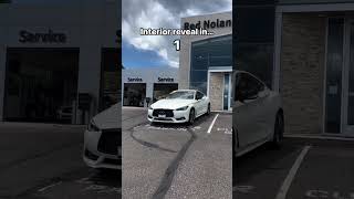 Red Sport Interior Reveal  Red Noland INFINITI [upl. by Nwatna]