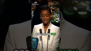 Letitia Wright Shuri in Black Panther Award Speech  quotGod Made You and Youre Importantquot [upl. by Waddell]