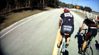 Deleon Springs Cat 5 Road Race Crash [upl. by Hakeem554]