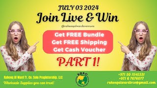 03 July 2024 Wednesday Live Sell Replay Combo Bundles Offers please check items [upl. by Aiasi]