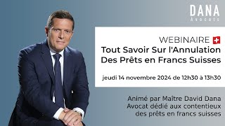 Tout savoir sur lannulation des prêts immobiliers en francs suisses 1 [upl. by Ymia446]