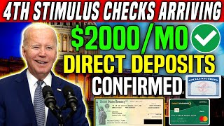 4th Stimulus Checks Updates  2000Mo Direct Deposits Confirmed For LowIncomes In All 50 States [upl. by Nivag]