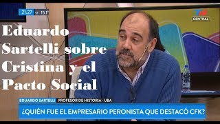 Eduardo Sartelli sobre Cristina y el Pacto Social en TN 10052019 [upl. by Redd]