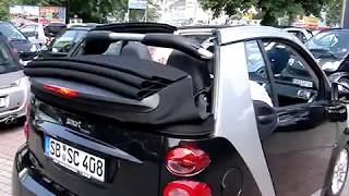 Hambach 2007  smart fortwo 451 cabrio electric roof [upl. by Eppie]