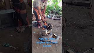 How to 110cc engine test start Expert [upl. by Pauiie]