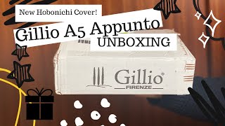 Planner Unboxing Gillio A5 Appunto Undyed New Hobonichi Cousin Cover [upl. by Prentiss]