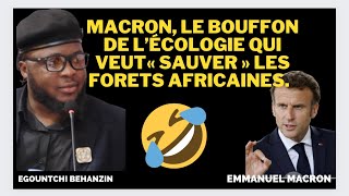 Macron le bouffon de l’écologie qui veut « protéger » les forêts africaines [upl. by Faunia511]