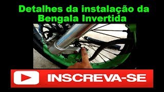 Bengala Invertida na XTZ 125  Detalhes Para Instalação [upl. by Rinaldo]