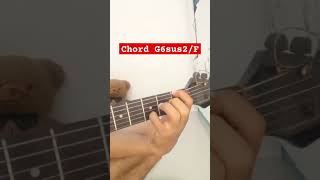 Chord G6sus2F guitar [upl. by Giuseppe]