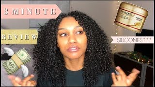 PANTENE GOLD SERIES HAIR REPAIR MASK 3 Minute Review Curly Hair [upl. by Emmalee557]