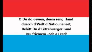 Hymne national du Luxembourg [upl. by Eenafets433]