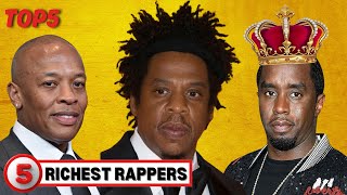 TOP 5 Richest Rapper In The World 2024 [upl. by Sherline]