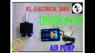 Rs Electrical Air Pump UNBOXING amp SETUP [upl. by Regnij]