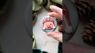 🎄Simple Christmas cookie decorating for beginners cookiedecorating christmas royalicing [upl. by Renie]