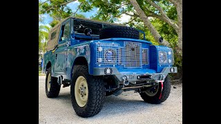 Land Rover Series 3 225L TURBO Diesel restomod [upl. by Aremihc]