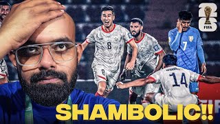 Utter Disappointment Shameful for the Indian football Supporters  India vs Afghanistan 12 [upl. by Bussey]