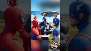 UFO 😂Who is best Spiderman vs Venom vs Captain America shorts brawlstars ai dc [upl. by Alanna]