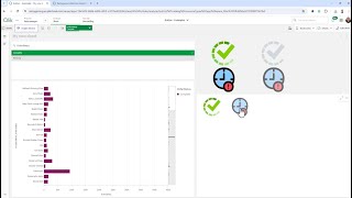 How to Create Visual Button Selection States  Do More with Qlik [upl. by Hanafee]