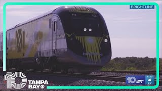 Local leaders push to fasttrack Brightline train to Tampa [upl. by Eimirej275]