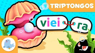 LOS TRIPTONGOS 🦸‍♀️ GRAMÁTICA y ORTOGRAFÍA para niños 📝 Superlexia ⭐ Episodio 11 [upl. by Gregor]