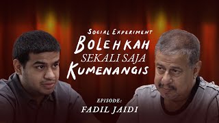 Social Experiment Bolehkah Sekali Saja Kumenangis  Eps 9  Fadil Jaidi [upl. by Nalepka]