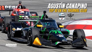 💸 Agustín Canapino en IndyCar Top 10 en The Thermal Club [upl. by Yelac]