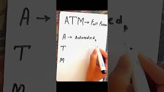 ATM full form viral maths freecertificate handwriting foryou itcoursestutorials growth [upl. by Aneele446]