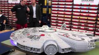 Legoland Deutschland  Besuch in der Star Wars Werkstatt für den neuen Themenbereich [upl. by Ilujna612]