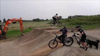 wwwBikeparkBaude  Dirtpark Ahlerstedt  Niedersachsen  Planung Pumptrack BMX MTB Kliemannsland [upl. by Nitsej]