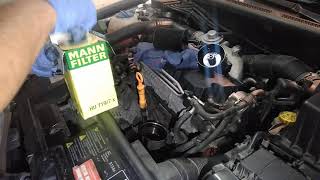 SKODA FABIA 14 TDI Öl  Ölfilter wechseln  OIL OIL FILTER CHANGE [upl. by Iztim906]